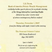 Bavicchi Ephemera Collection, November - December, 2007.